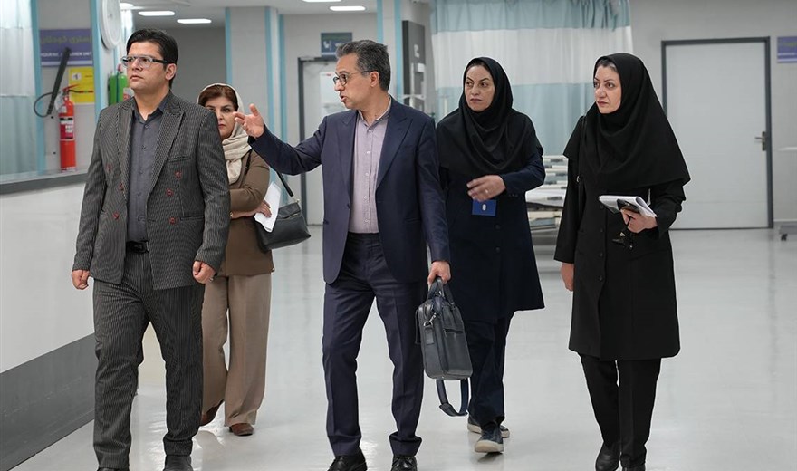 روز دوم فرآیند اعتباربخشی پزشکی با ارزیابی میدانی عرصه‌های آموزشی، درمانی و بهداشتی دانشکده علوم پزشکی سیرجان