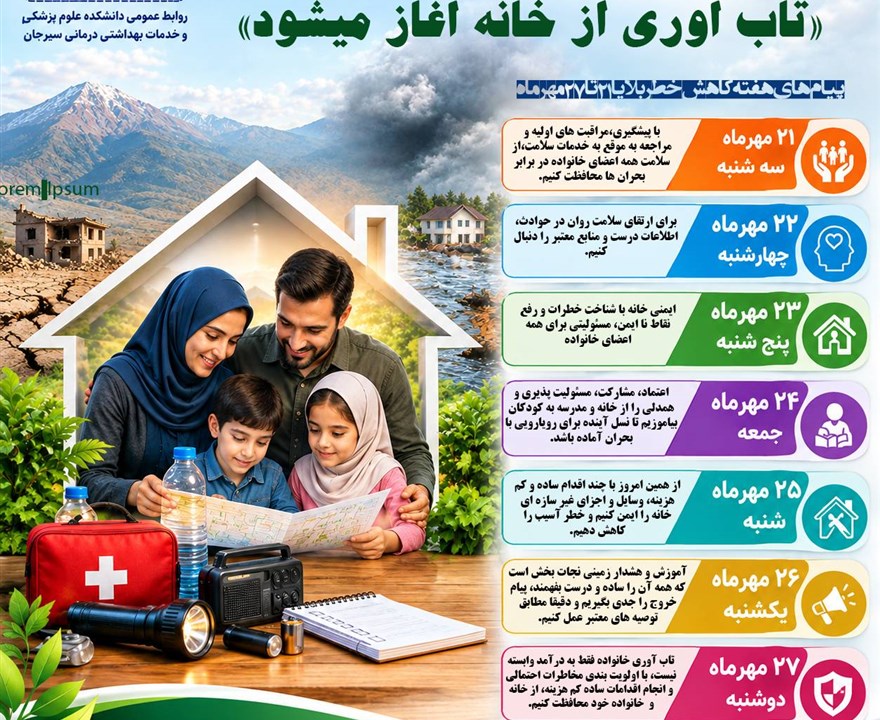 هفته کاهش اثرات بلایای طبیعی